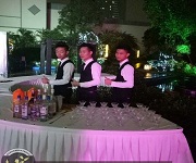 2017年3月7日【愛施華燈飾答謝晚宴酒會(huì)】王燦杰、王貴波、朱歡洪被聘請為調(diào)酒演出節(jié)目嘉賓！